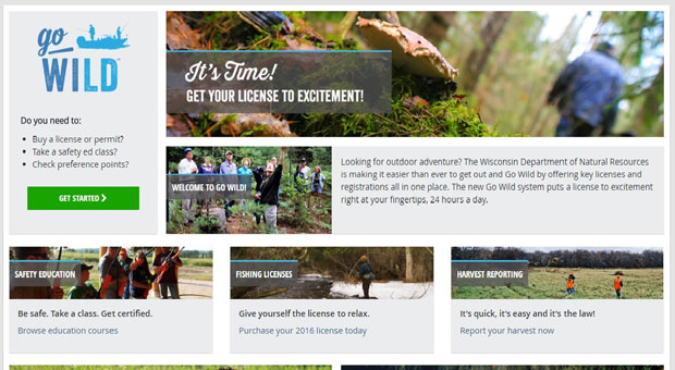 Wisconsin Department of Natural Resources website
